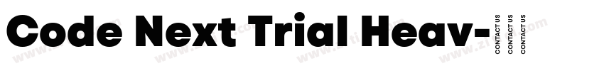 Code Next Trial Heav字体转换